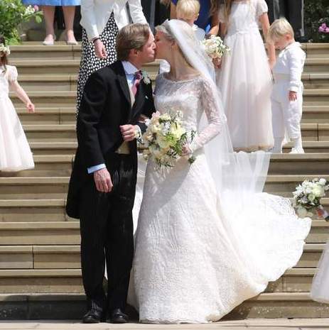 Lady Gabriella Windsor's royal wedding dress from every angle